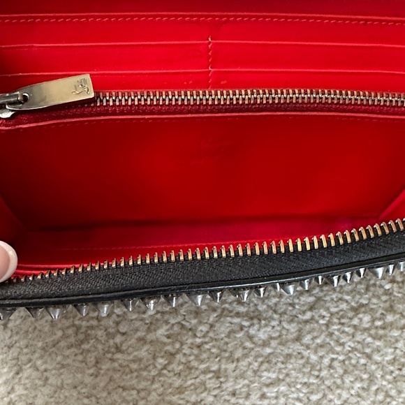 Christian Louboutin Studded Black Wallet - Picture 13 of 14